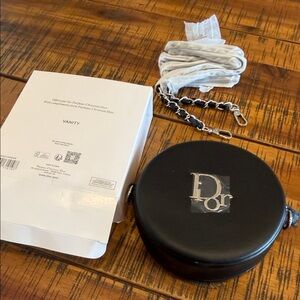 Dior  Round Vanity Case/ straps